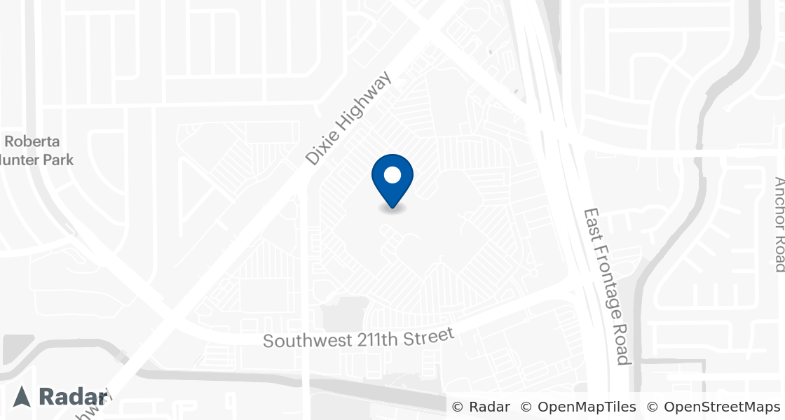 Map of Dairy Queen Location:: Southland Mall, Miami, FL, 33189-1228